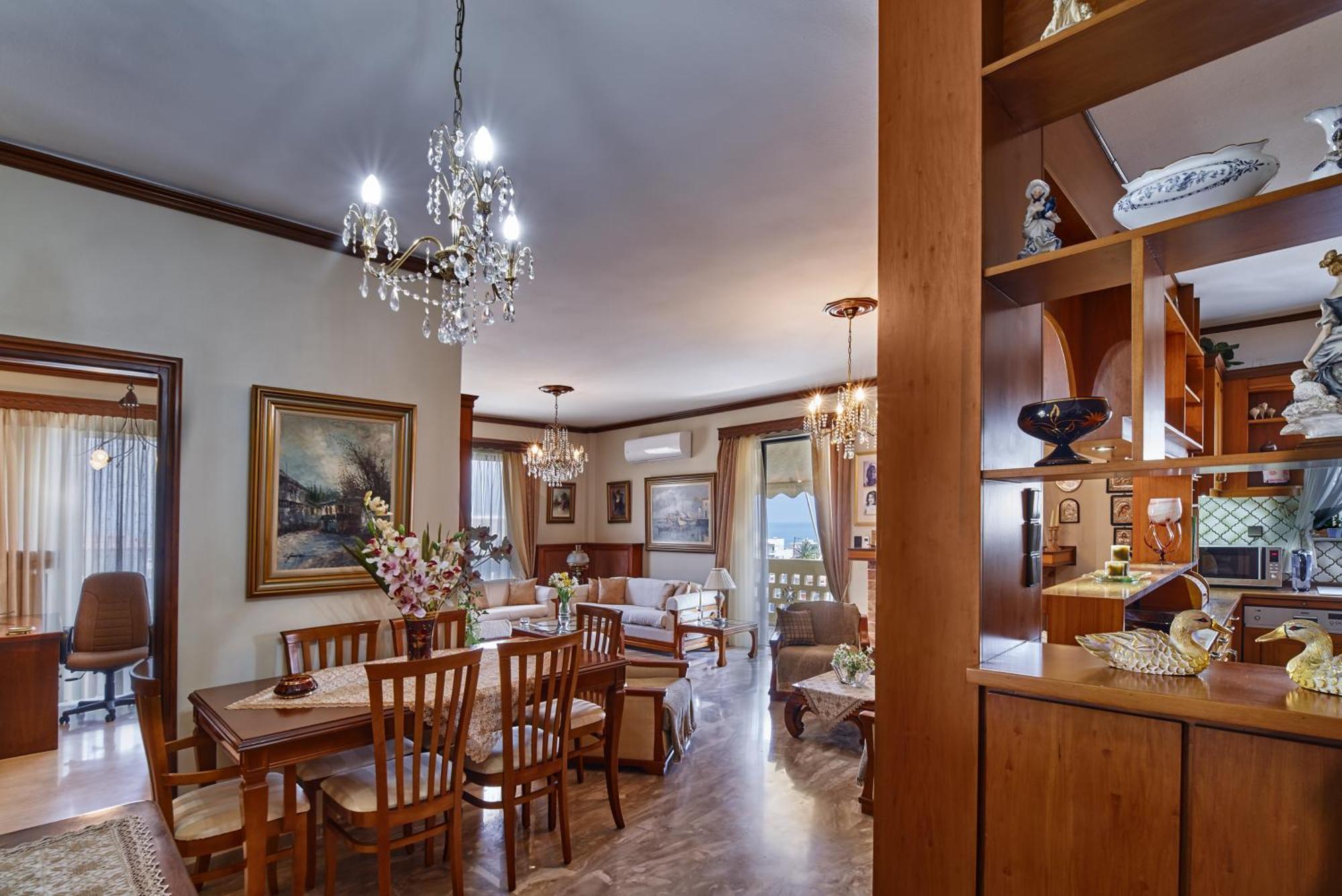 Amalia'S Sea View Home 罗希姆诺 外观 照片
